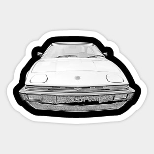 Triumph TR7 1970s British classic sports car Sticker